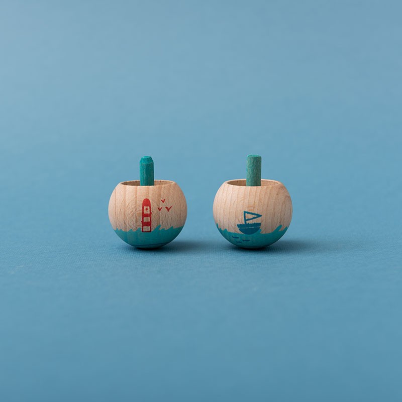 Toupie en bois durable